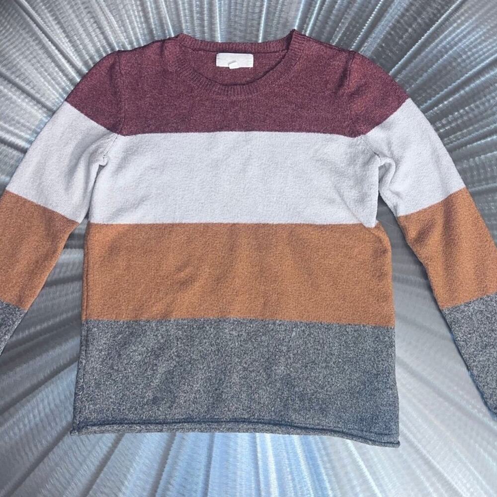 Pinque Color Block Women’s Crew Neck Sweater - Size: Small - Good condition!
